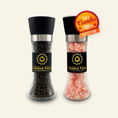 Black Pepper & Pink Salt Grinder Pack